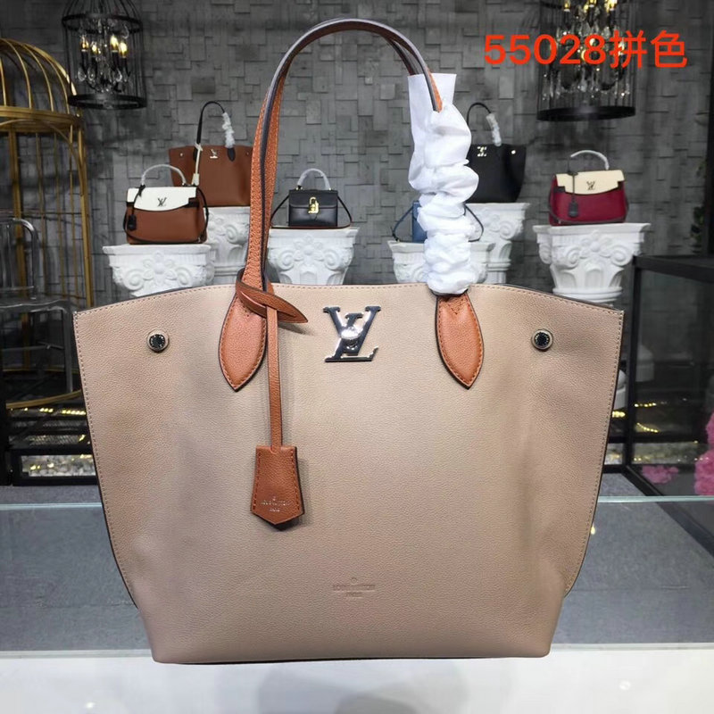 ルイヴィトンLOUIS VUITTON 057-M55028X　2018年新作 ロックミー カバ トートバッグ ハンドバッグ カーフレザー