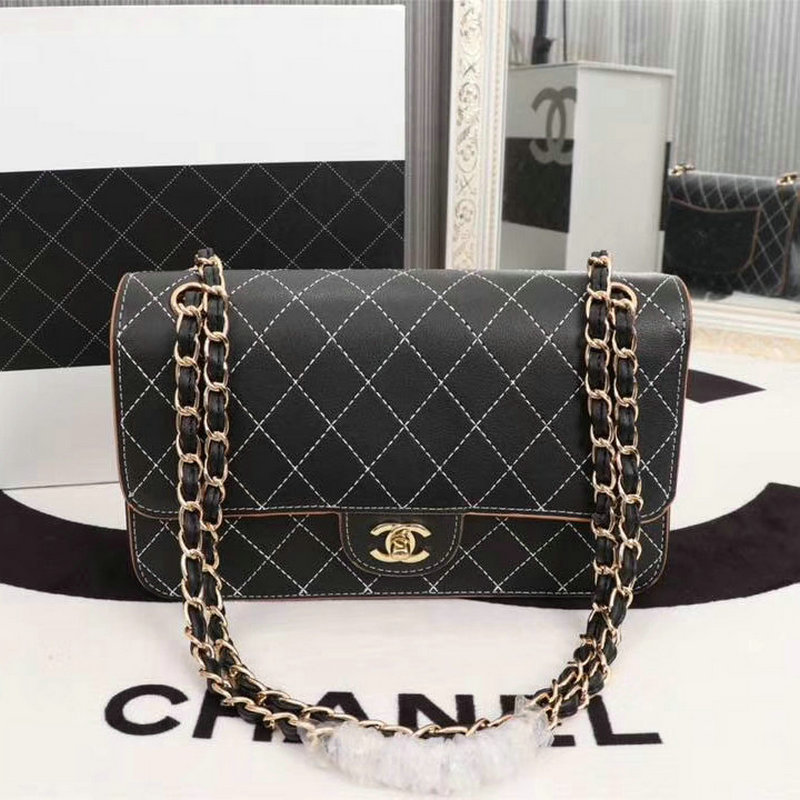 シャネルCHANEL JS-CH8925W　2018年最新作 フラップバッグ 斜め掛け ショルダーバッグ レザー レディースかばん