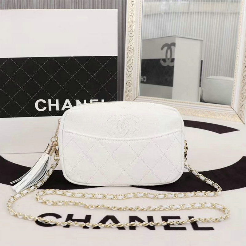 シャネルCHANEL JS-CH57493BS　2018年最新作 カメラケース 斜め掛け ショルダーバッグ グレインド カーフスキン