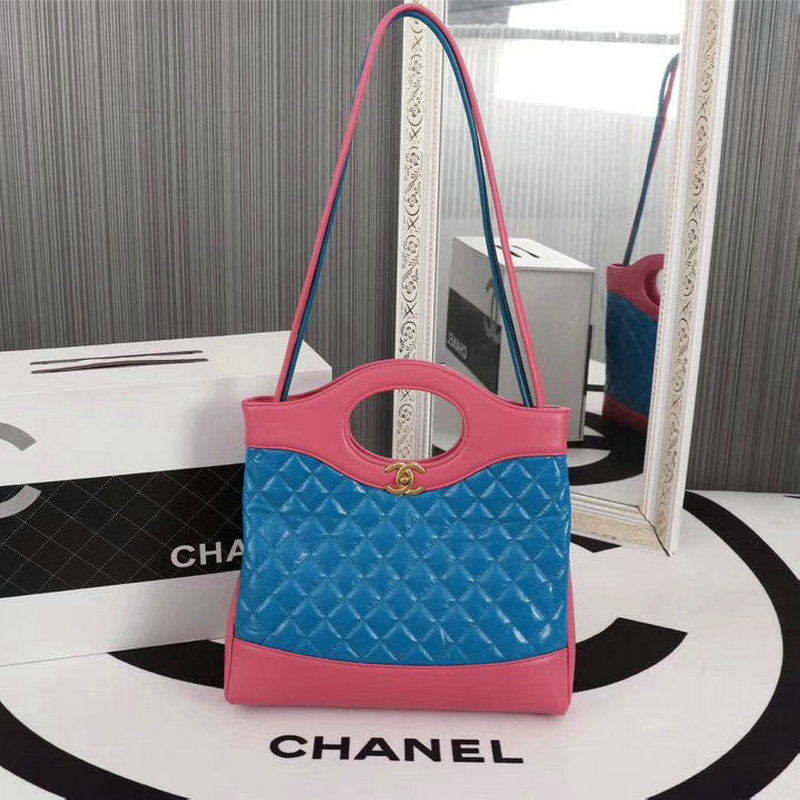 シャネルCHANEL JS-CH57496PL　2018年最新作 CHANEL 31 ショッピングバッグ ショルダーバッグ カーフレザー
