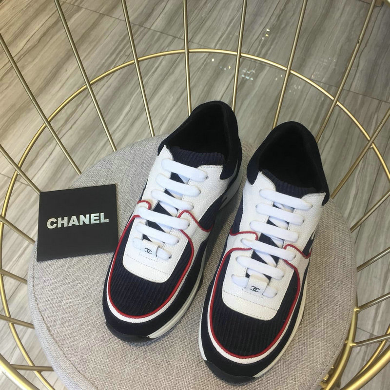 シャネルCHANEL 26-CH0047　2018年秋冬最新作 スポーツシューズ カジュアルシューズ レディースシューズ スニーカー 通学 通勤 レースアップ