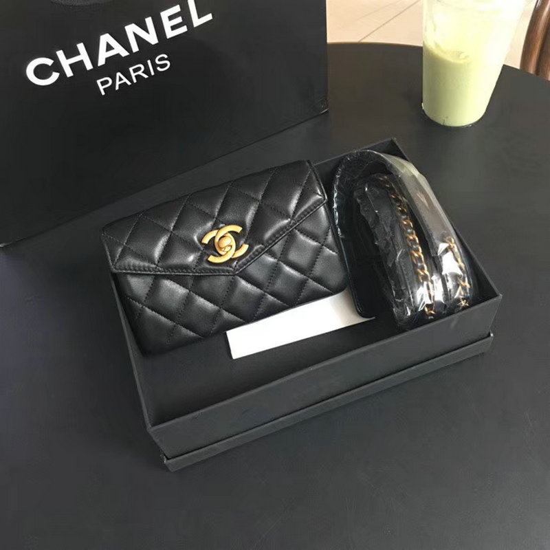 シャネルCHANEL JS-CH99008H　2018年最新作 ミニ ウェストバッグ ラムスキン
