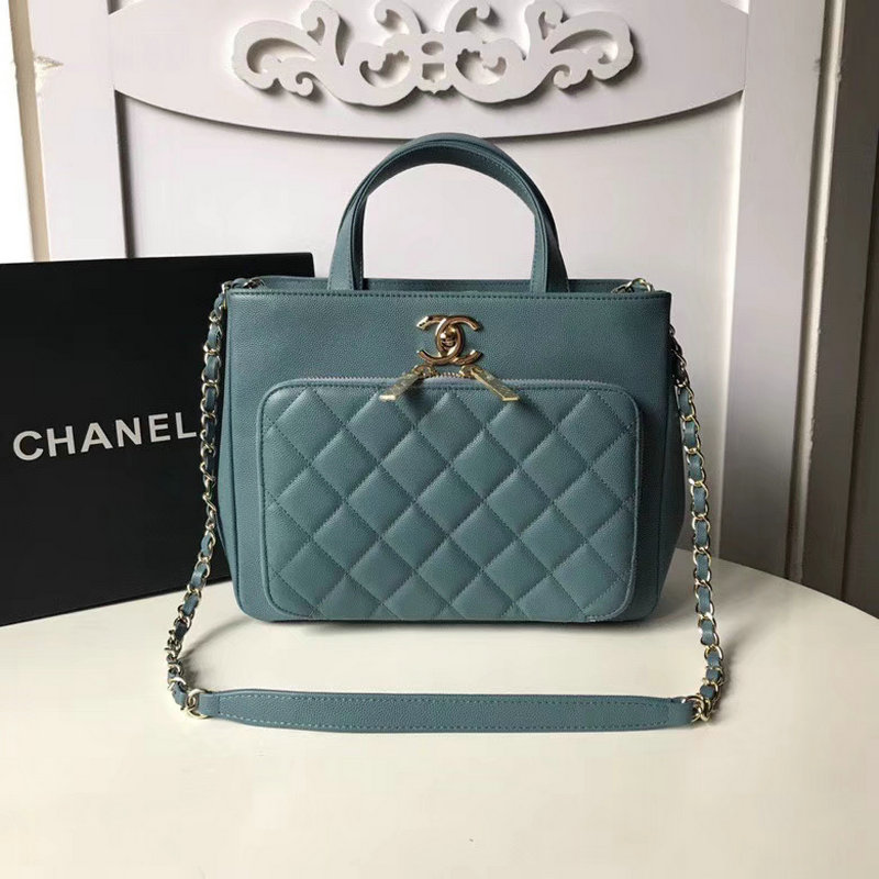 シャネルCHANEL JS-CHB18027L　2018年最新作 ショッピングバッグ トップハンドバッグ トート ショルダーバッグ グレインド カーフスキン