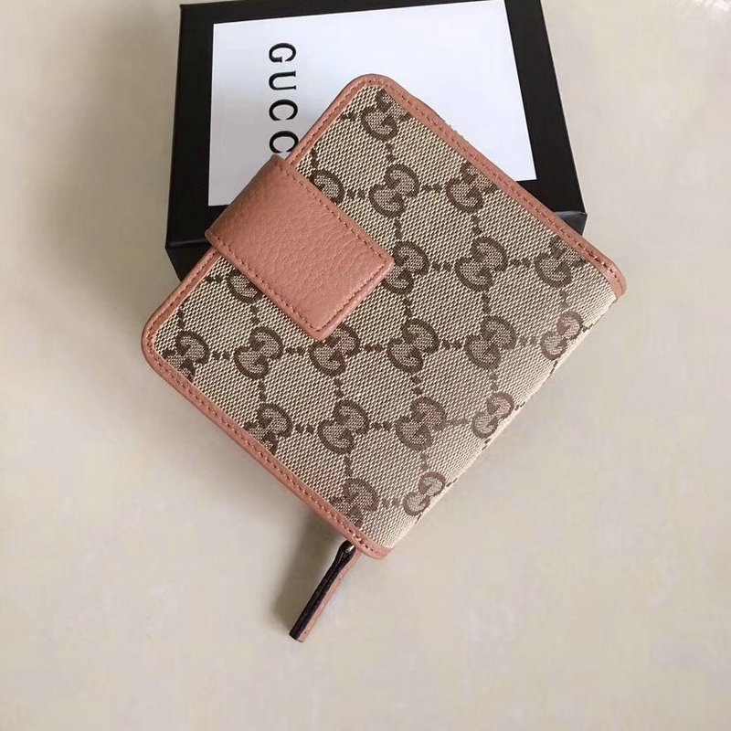 グッチGUCCI YH-GG449395　2018年秋冬最新作 二つ折り短財布 キャンパス カードポケット 小銭入れ