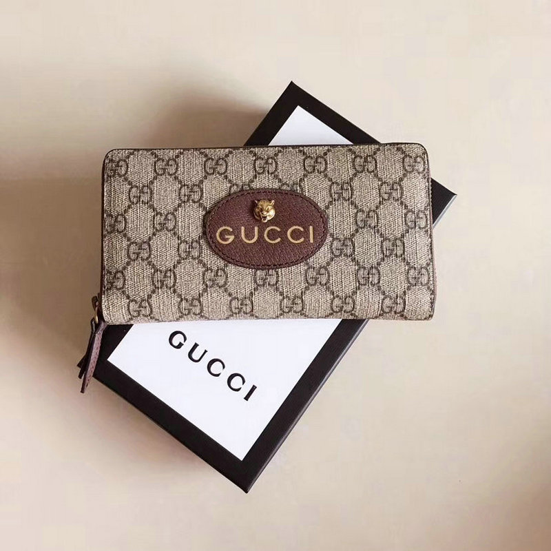 グッチGUCCI YH-GG473953　2018年秋冬最新作 ジッピーウォレット ラウンドファスナー長財布 ロングウォレット キャンパス