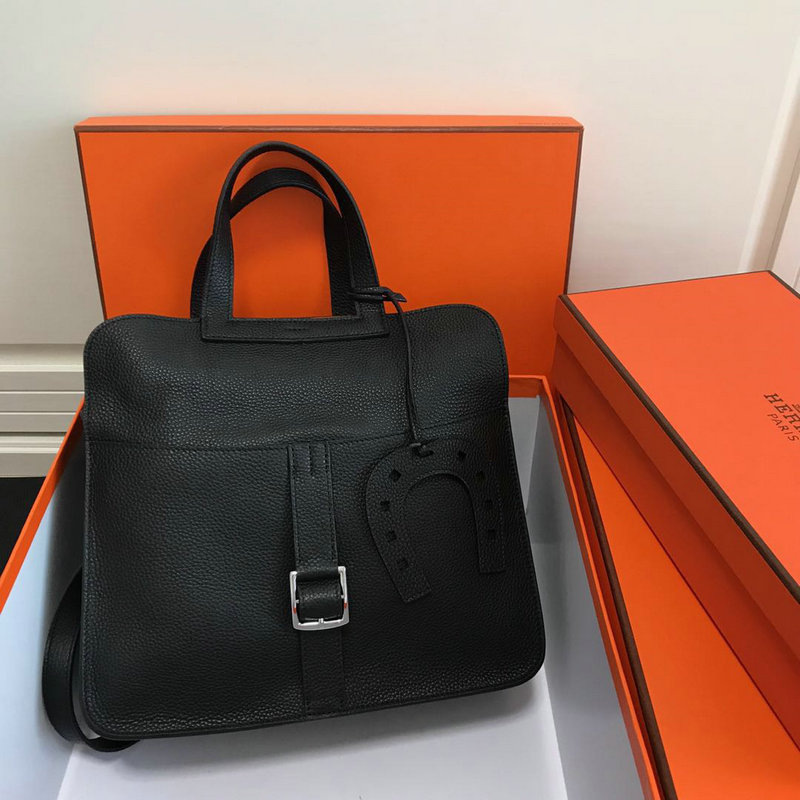 エルメスHERMES 063-H6009RBK　2018年最新作 アルザン バッグ トートバッグ トリヨンクレマンス ショルダーバッグ 黒