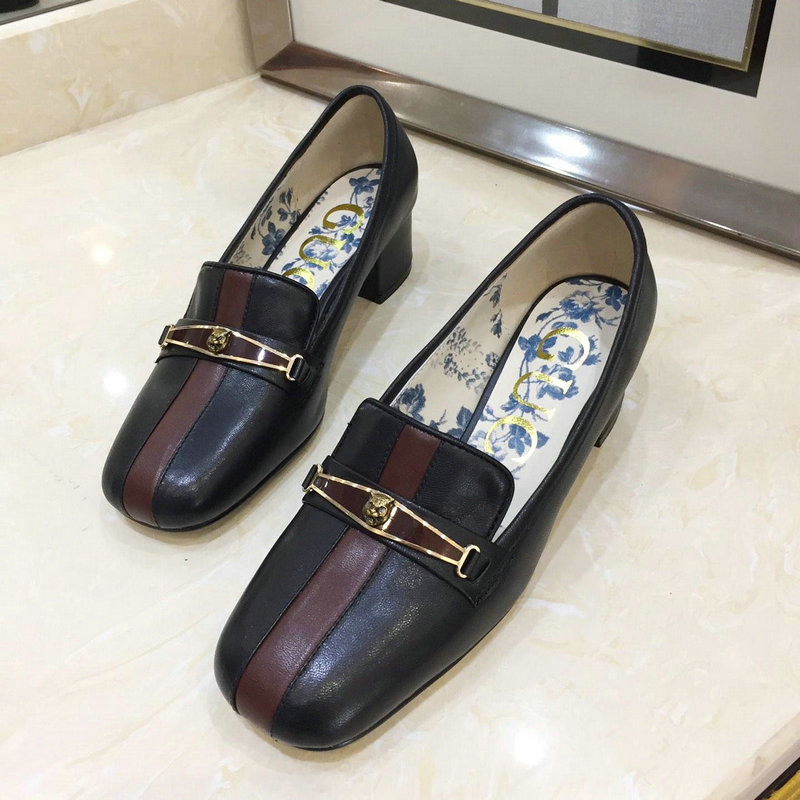 グッチ GUCCI  26-GG6339  2018年秋冬最新作 フラットシューズ パンプス ラムスキン レディース 靴 シューズ 黒