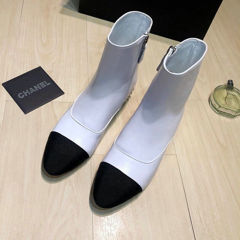 商品名称：シャネル  CHANEL 26-CH6758 2018年秋冬最新作 ショートブーツ レディースシューズ カジュアルシューズ 通勤 通学 レザー 3色