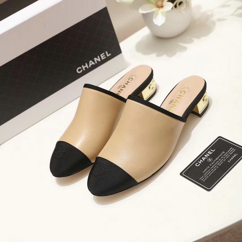 商品名称：シャネル CHANEL 26-CH7100 2018年秋冬最新作 サンダル ミュール 靴 スリッパー サンダル レディース ローヒール レザー 2色