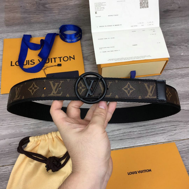 ルイヴィトン  LOUISVUITTON 057-M0117 2018年最新作 ベルト レザー メンズ