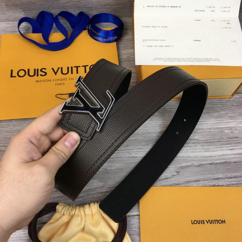 商品名称：ルイヴィトン LOUISVUITTON 057-M9127 2018年最新作 ベルト レザー 黒 リバーシブル