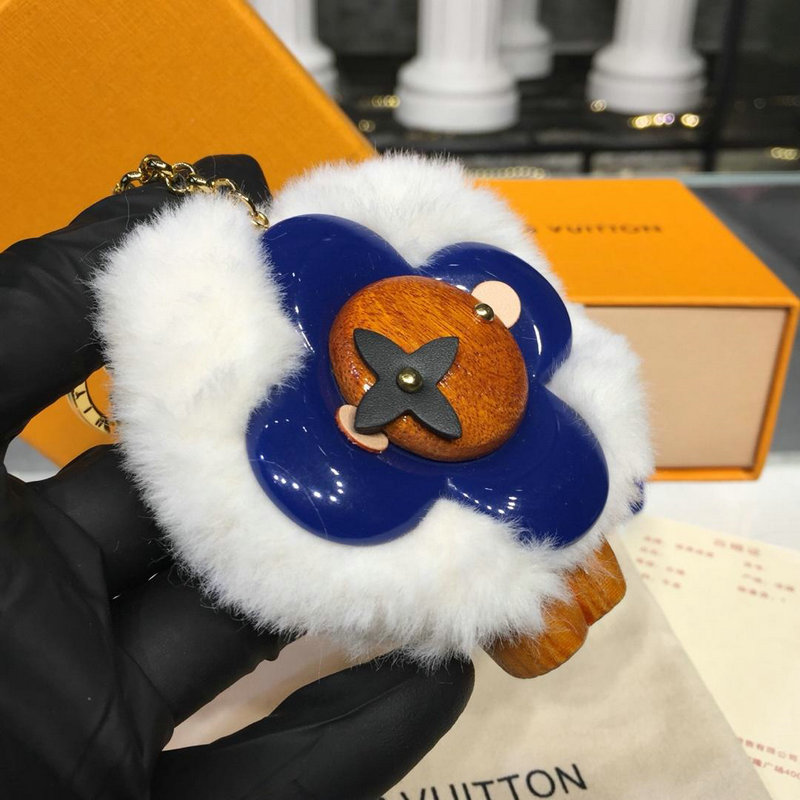 ルイヴィトン  LOUISVUITTON  057-M63095 2018年新作 ポルト クレ ヴィヴィエンヌ ファー キーリング バッグペンダント 飾り物