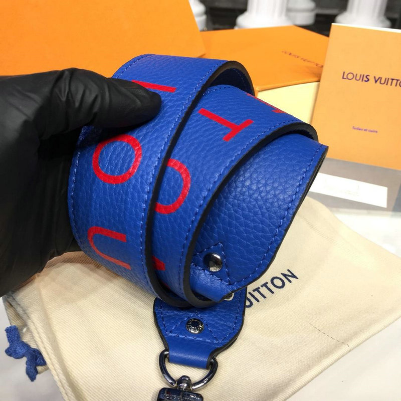 ルイヴィトン LOUISVUITTON  057-MJ2389L 2018年新作 ショルダーベルト ストラップ カーフレザー 黒