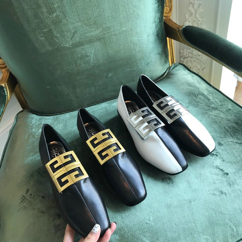 ジバンシー GIVENCHY 26-GV2425 2018年秋冬最新作 フラットシューズ スニーカー ローヒール シューズ レディース 靴 レザー 2色