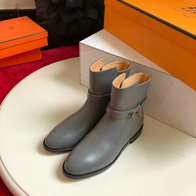 エルメス HERMES  26-HEJ0035  2018年秋冬最新作 ショートブーツ レディース シューズ 靴 ケリーシリーズ レザー カジュアルシューズ バリエーション 4色