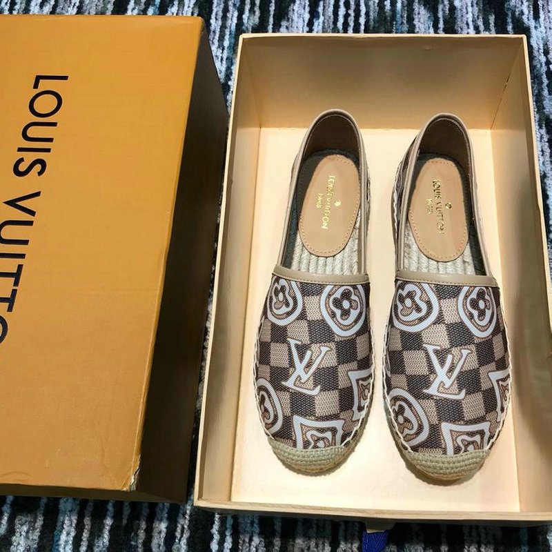 ルイヴィトン LOUISVUITTON  26-LV888G 2018年秋冬最新作 エスパドリーユ シューズ キャンパス カジュアルシューズ 通学 通勤