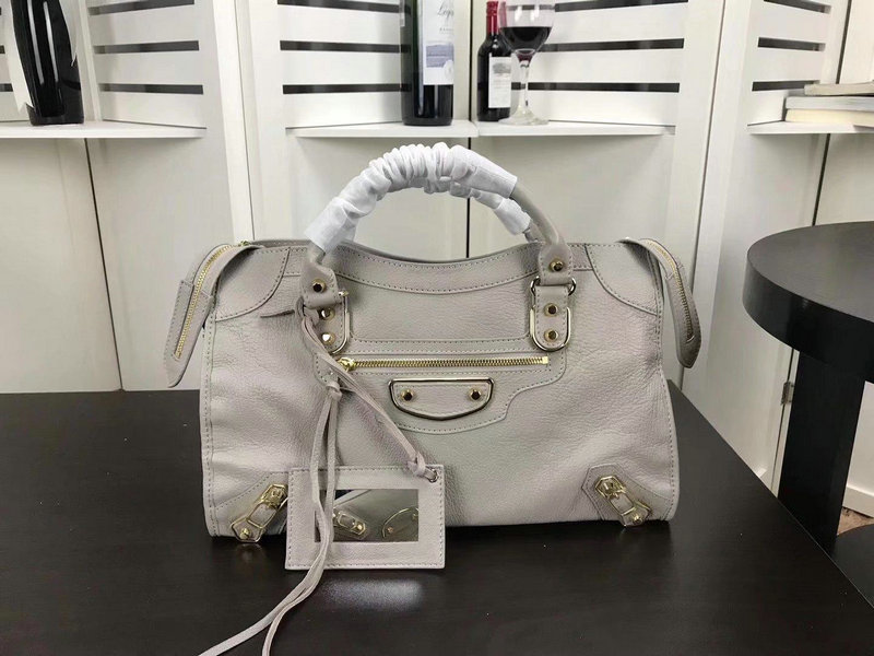 バレンシアガ  BALENCIAGA DDB-BAB18004H 2018年最新入荷 クラシック ゴールド シティ トートバッグ ハンドバッグ ショルダーバッグ カーフレレザー