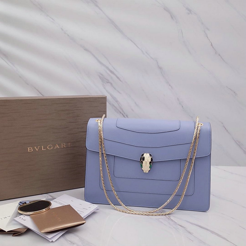 ブルガリ  BVLGARI DDB-BVB18002 2018年最新入荷 セルペンティ フォーエバー フラップカバーバッグ カーフレザー ショルダーバッグ