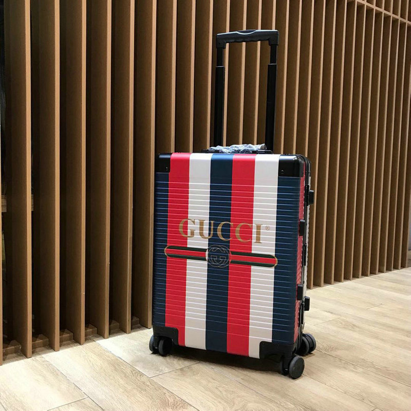 グッチGUCCI 057-GGB18001　2018年最新作 キャリーオンスーツケース キャリーバッグ 360°ホイール 旅行 出張 キャリーバッグ ビジネス