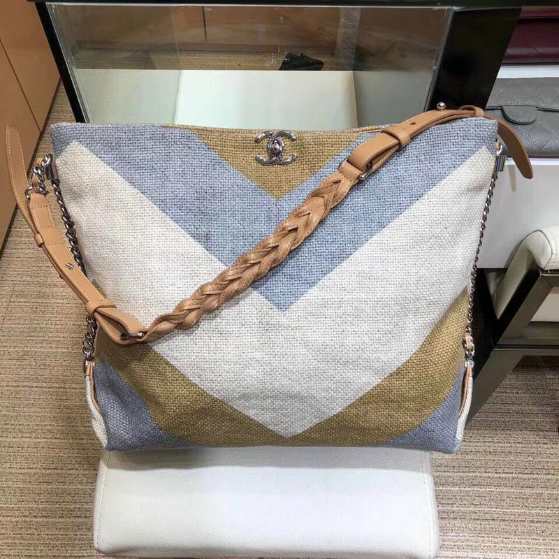 シャネル CHANEL DDB-CHB18033B 2018年最新作 トートバッグ ショルダーバッグ レディースかばん キャンパス バイカラー