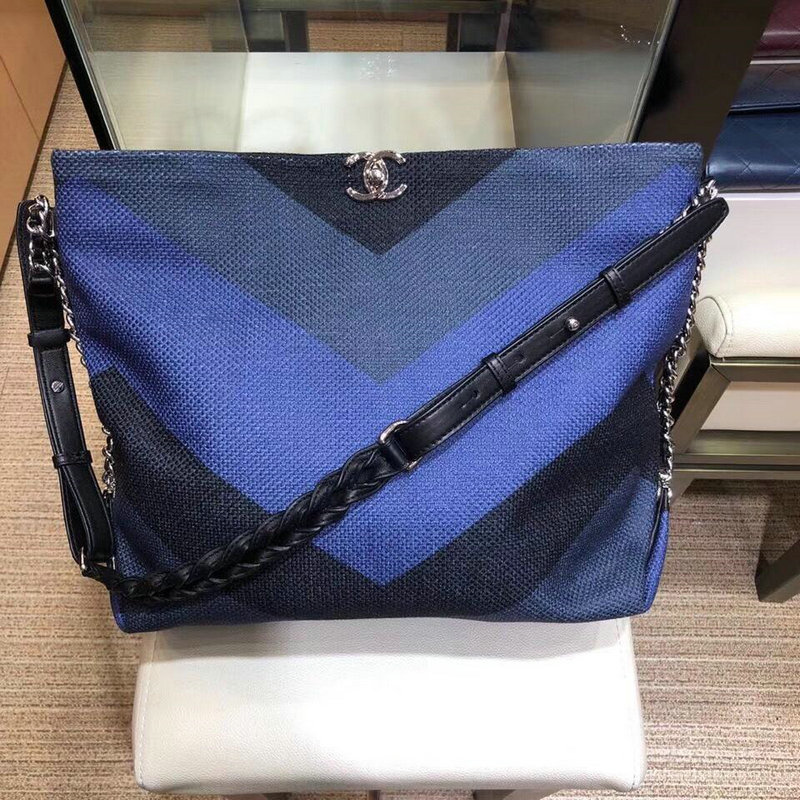 シャネル  CHANEL DDB-CHB18033L 2018年最新作 トートバッグ ショルダーバッグ レディースかばん キャンパス バイカラー