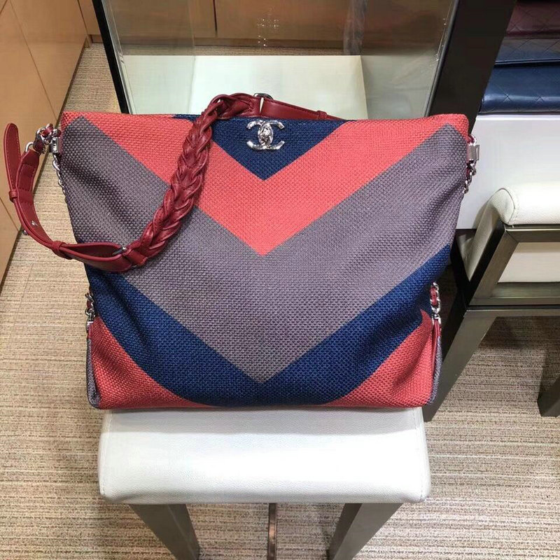 シャネル CHANEL DDB-CHB18033R 2018年最新作 トートバッグ ショルダーバッグ レディースかばん キャンパス バイカラー