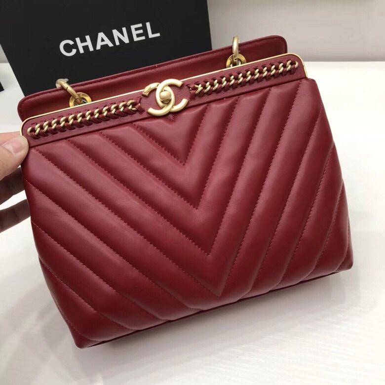 シャネル CHANEL DDB-CHB18035 2018年最新作 トートバッグ ハンドバッグ 2way 斜めがけ ショルダーバッグ ラムスキン レディースかばん