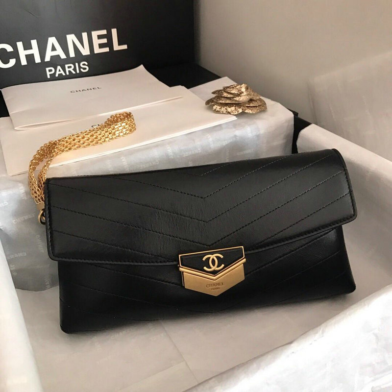 シャネル  CHANEL DDB-CHB18036 2018年最新作 クラッチバッグ 手持ちかばん イブニングバッグ カーフスキン