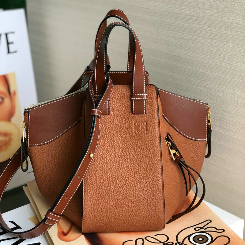ロエベ LOEWE DDB-LOW6886PKF 2018年最新作 ハンモック ハンドバッグ トートバッグ カーフレザー レディースかばん 通勤 通学 出張