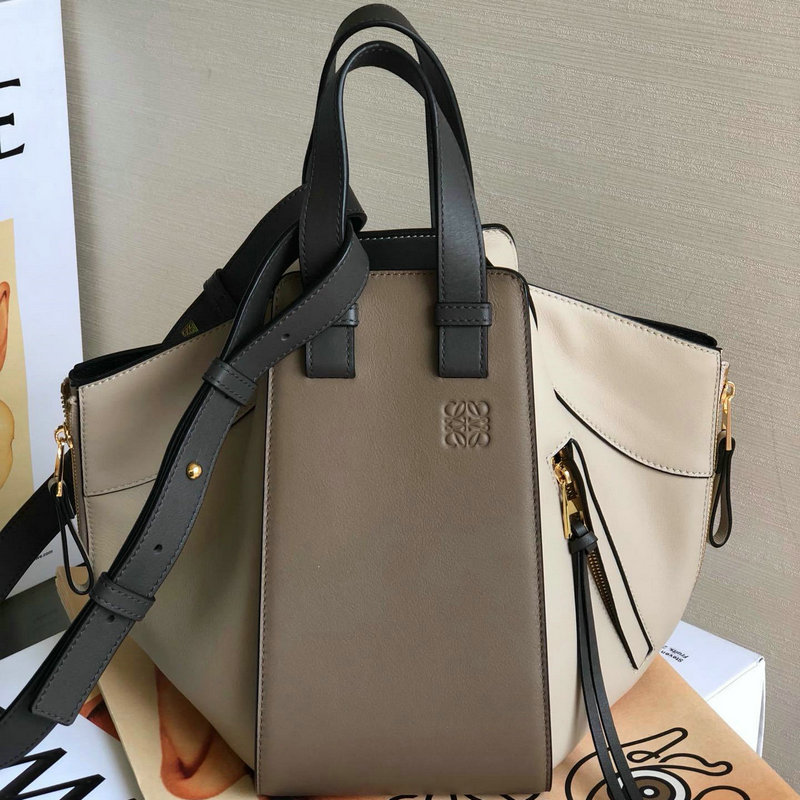 ロエベ  LOEWE DDB-LOW6886PHB 2018年最新作 ハンモック ハンドバッグ トートバッグ カーフレザー レディースかばん 通勤 通学 出張
