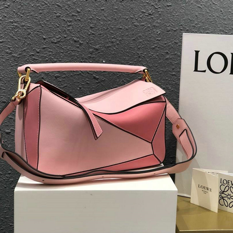 ロエベ  LOEWE DDB-LOW1609PFS 2018年最新作 パズル ショルダーバッグ ユニセックス ビジネス 出張 通勤 カーフレザー