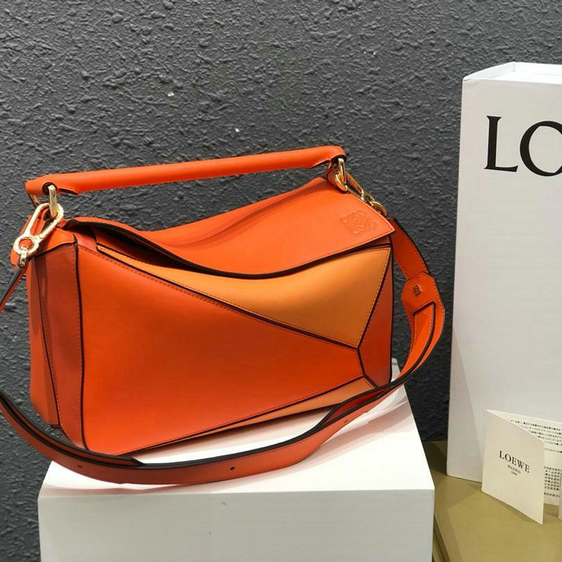 ロエベ LOEWE DDB-LOW1609PCS 2018年最新作 パズル ショルダーバッグ ユニセックス ビジネス 出張 通勤 カーフレザー