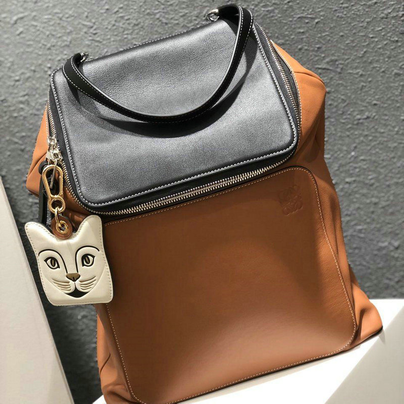 ロエベ   LOEWE DDB-LOW1031PCS 2018年最新作 ゴヤ バックパック カーフレザー リュックサック 通勤 通学 出張 ビジネス