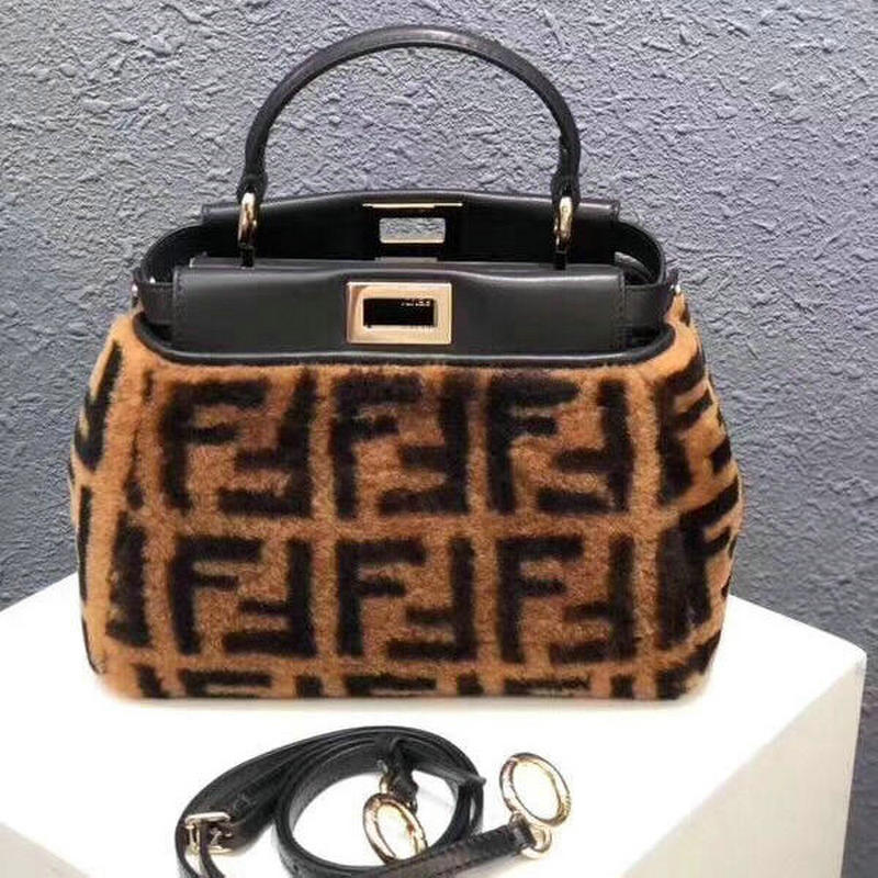 フェンディ   FENDI DDB-FD2311MF 2018年最新作 ピーカーブー トートバッグ ハンドバッグ 2way ショルダーバッグ