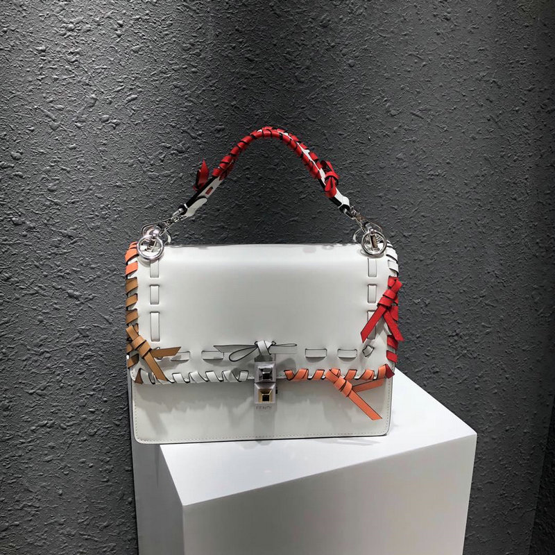 フェンディ   FENDI DDB-FD8283B 2018年最新作 キャナイ Kan I トートバッグ 2way ショルダーバッグ カーフレザー