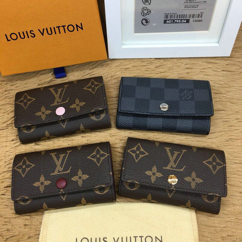 ルイヴィトン LOUIS VUITTON LFH-M62630　2018年最新入荷 ミュルティクレ 6連キーケース キーホルダー M60701赤 M61285ピンク N62662黒