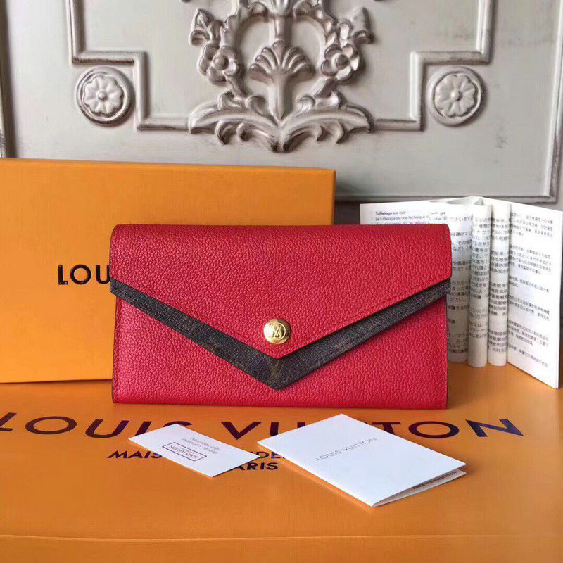 商品名称：ルイヴィトン LOUIS VUITTON 057-M64317　2018年最新作 ポルトフォイユ ドゥブルV モノグラム 二つ折り長財布 ロングウォレット カーフレザー