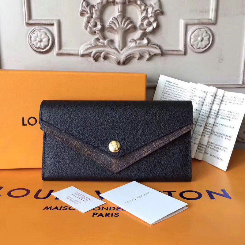 ルイヴィトン LOUIS VUITTON 057-M64319　2018年最新作 ポルトフォイユ ドゥブルV モノグラム 二つ折り長財布 ロングウォレット カーフレザー