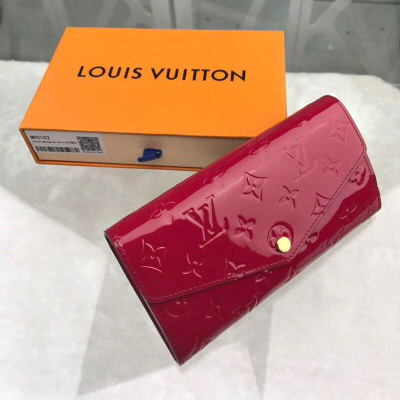 ルイヴィトン LOUIS VUITTON YZQ-M90292　2018年最新入荷 ポルトフォイユ サラ モノグラム ヴェルニ 二つ折り長財布 ロングウォレット スリーズ