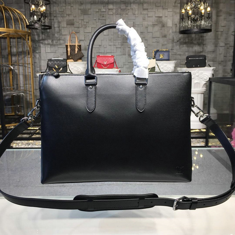 商品名称：ルイヴィトン LOUISVUITTON 057-M33416 2018年最新作 タイガ アントン ブリーフケース メンズ ビジネスバッグ 通勤 出張 ノワール 黒