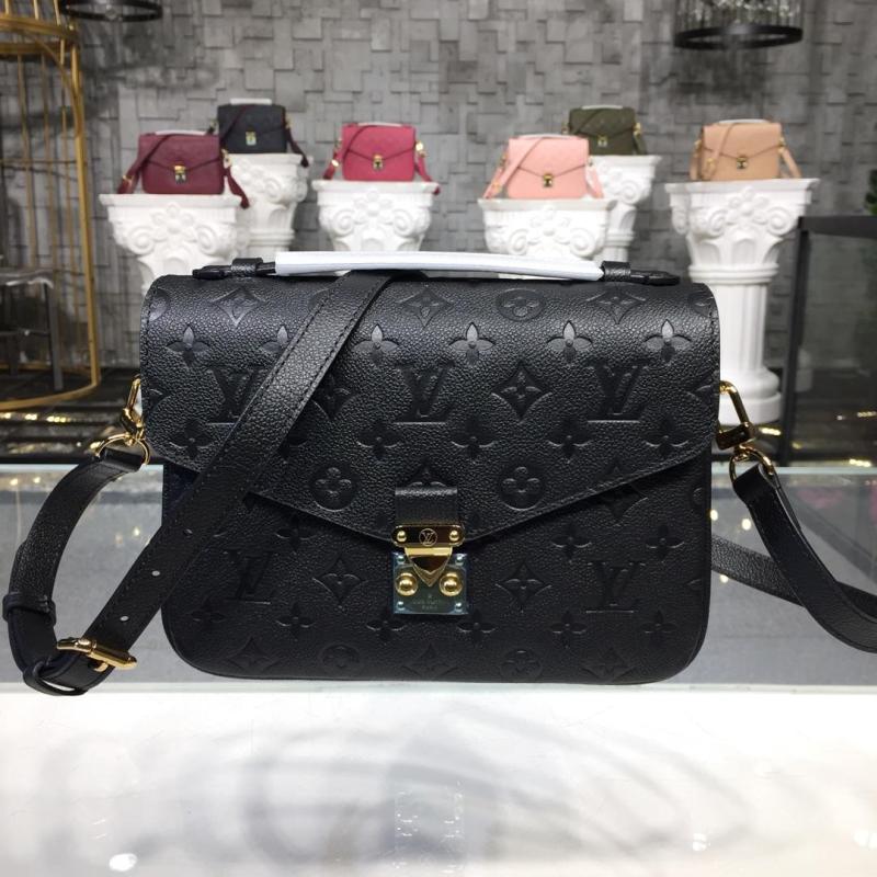 ルイヴィトン LOUISVUITTON 057-M41487 2018年最新入荷 ポシェット メティス MM ショルダーバッグ モノグラム アンプラント 2way レディースかばん 黒