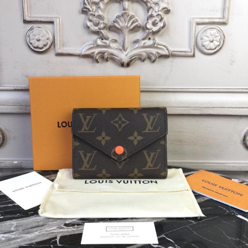 ルイヴィトン LOUISVUITTON 057-M41937C 2018年最新入荷 ポルトフォイユ ヴィクトリーヌ 三つ折り短財布 モノグラム 小銭入れ付き
