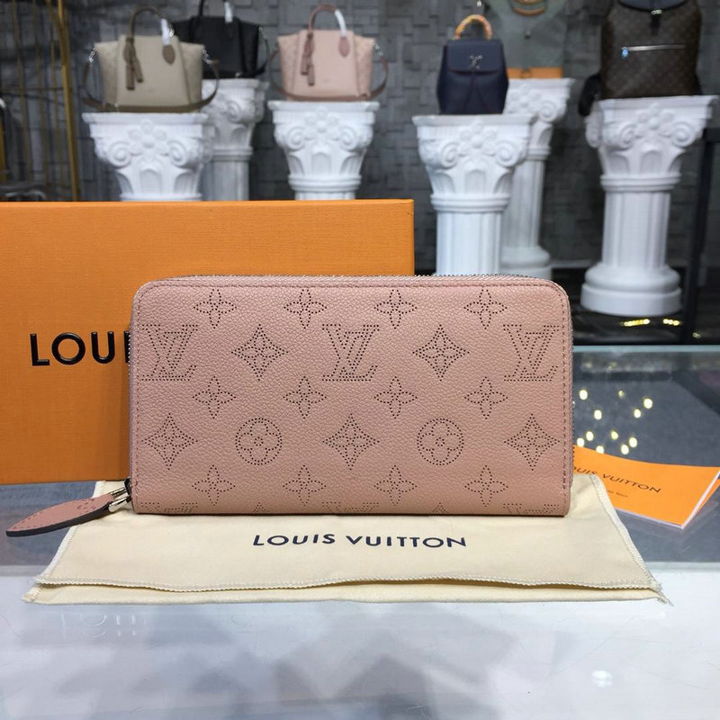 商品名称：ルイヴィトン   LOUISVUITTON  057-M61868 2018年最新作 ジッピーウォレット ラウンドファスナー長財布 マヒナレザー