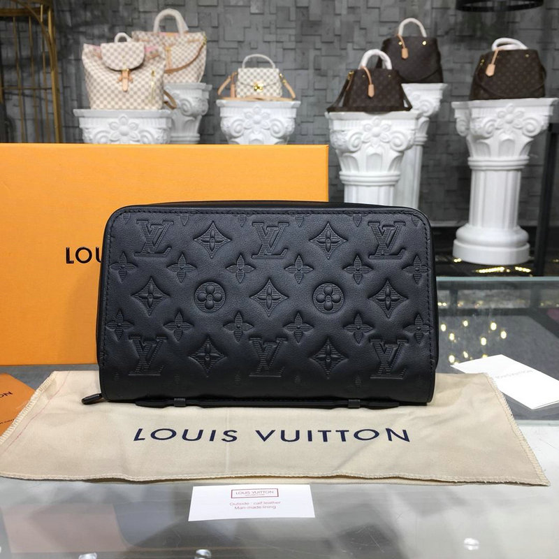 商品名称：ルイヴィトン LOUISVUITTON 057-M41503H 2018年最新入荷 ジッピー XL ラウンドファスナー長財布 モノグラム アンプラント セカンドバッグ 黒
