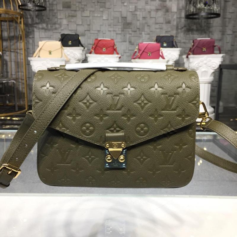 商品名称：ルイヴィトン LOUISVUITTON  057-M44155G 2018年最新入荷 ポシェット メティス MM ショルダーバッグ モノグラム アンプラント 2way レディースかばん 濃い緑