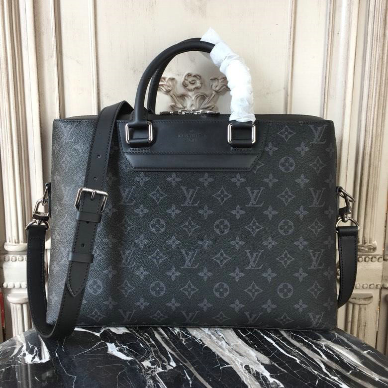 商品名称：ルイヴィトン LOUISVUITTON 057-M44222　2018年最新作 オディセ ブリーフケース モノグラム エクリプス 2way ビジネスバッグ メンズ 黒