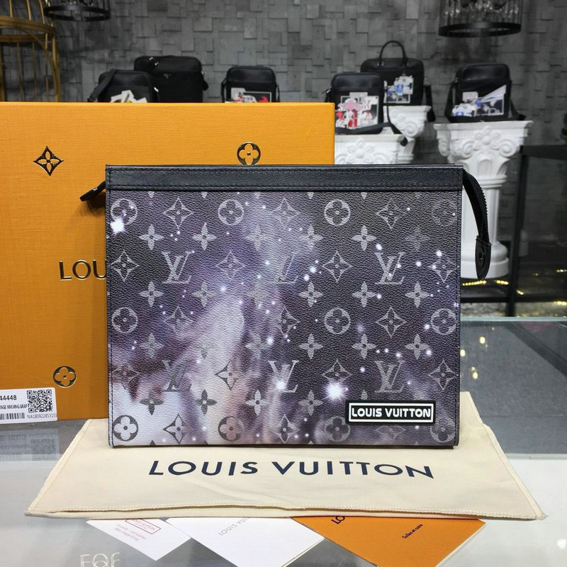 商品名称：ルイヴィトン LOUISVUITTON 2018年最新作 ポシェット ヴォワヤージュ MM セカンドバッグ ポーチ 手持ちカバン メンズ 黒
