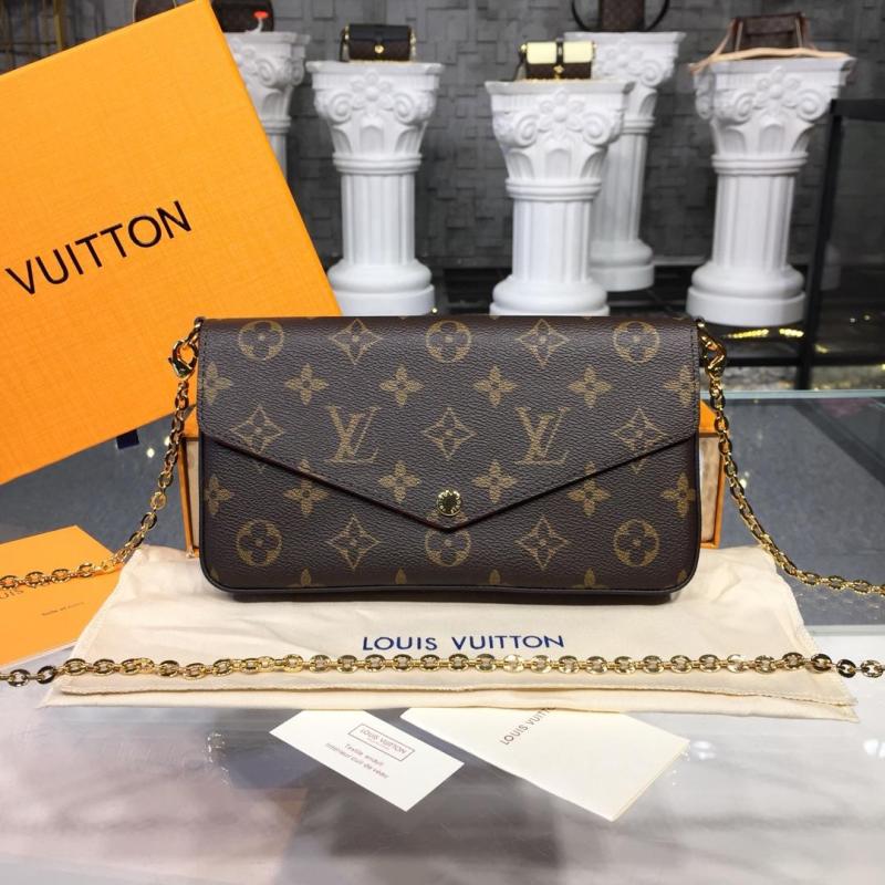 商品名称：ルイヴィトン LOUISVUITTON 057-M61276 2018年最新作 ポシェット フェリシー チェーン長財布 モノグラム キャンバス クラッチ フェリーチェ