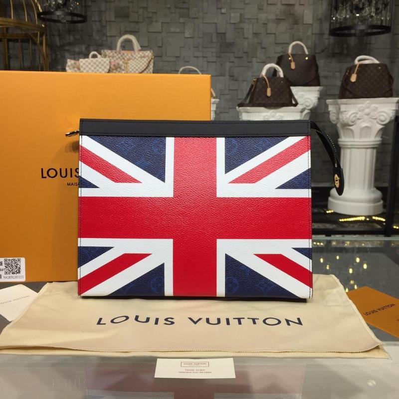 商品名称：ルイヴィトン LOUISVUITTON 057-M61692L 2018年最新作 ポシェット ヴォワヤージュ MM セカンドポーチ モノグラム エクリプス
