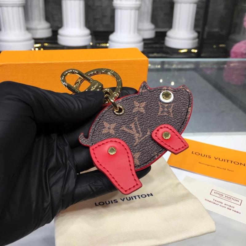 ルイヴィトン LOUISVUITTON 057-M64181 2018年最新作 ポルト クレ フィギュア ピッグ キーホルダー キーリング モノグラム